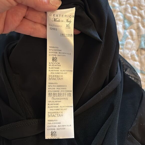 D. EXTERIOR SHEAR T-SHIRT black sz XL - Picture 9 of 10